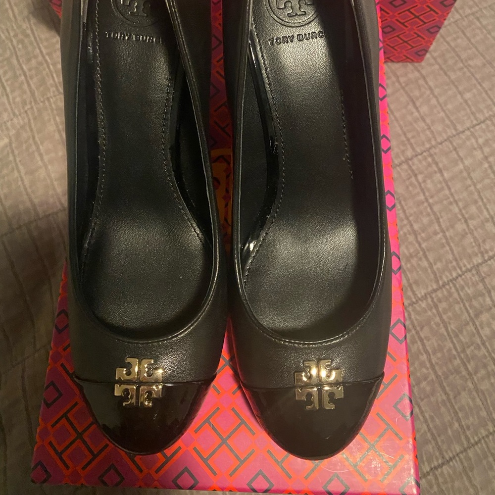 Tory Burch Jolie Closed Toe Wedge.  Brand new with box!